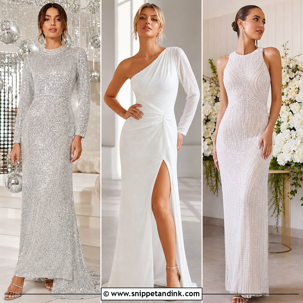 20 Disco Wedding Dress Ideas for a Glamorous Retro Party