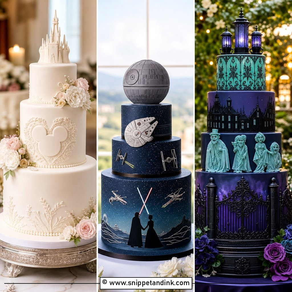 20 Disney Wedding Cake Ideas for a Magical Fairytale Day