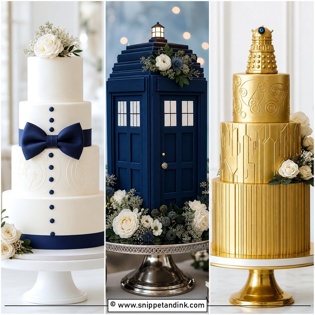20 Doctor Who Wedding Cake Ideas for Fun Sci-Fi Couples