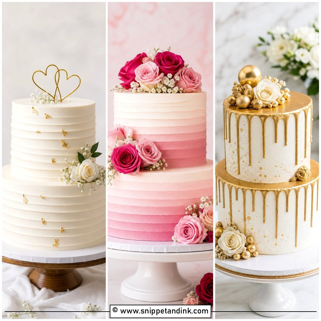 20 Double Layer Anniversary Cake Ideas for Elegant Parties