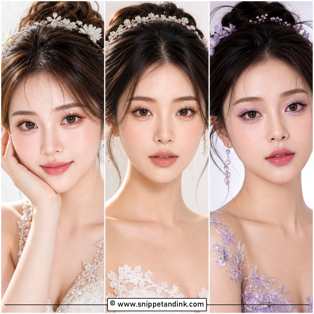 20 Douyin Wedding Makeup Ideas for Trendy Bridal Glow