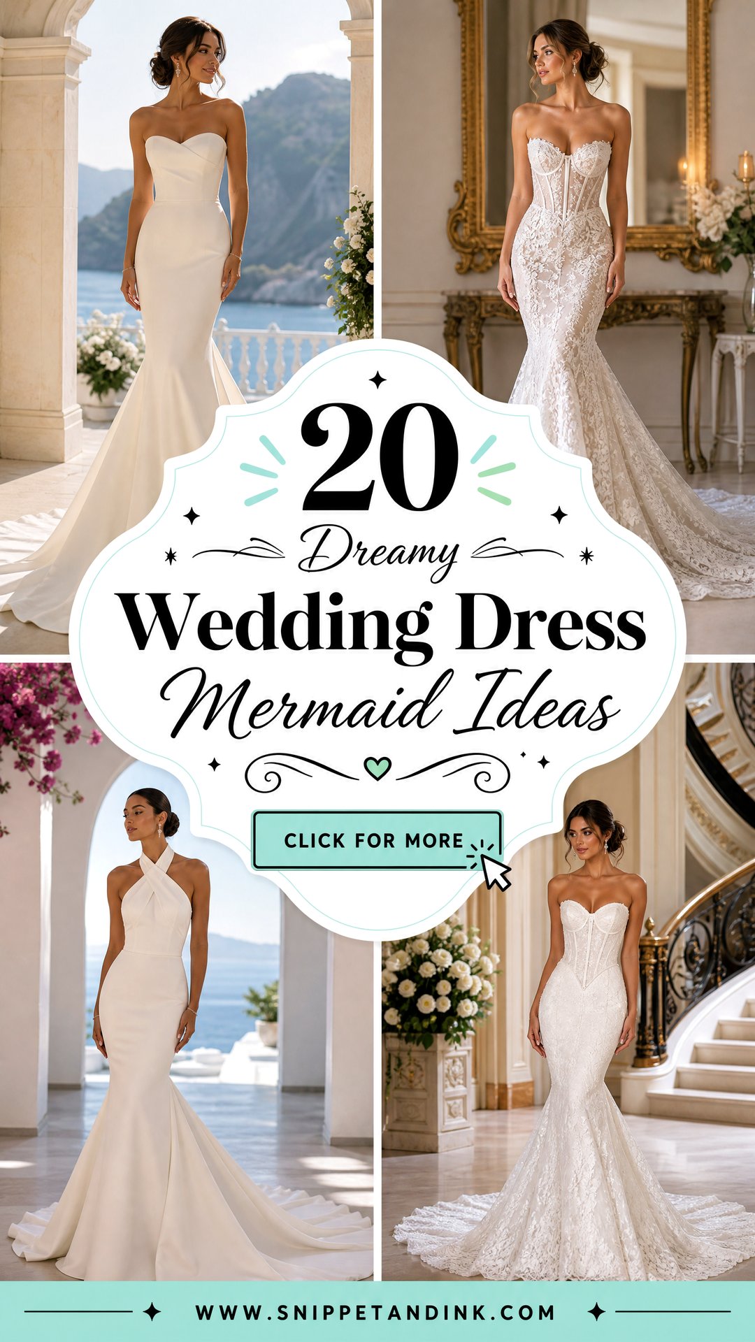 20 Dreamy Wedding Dress Mermaid Ideas for a Glamorous Look - 20 Dreamy Wedding Dress Mermaid Ideas for a Glamorous Look