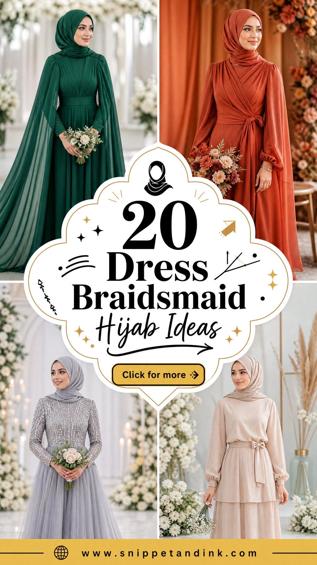 20 Dress Braidsmaid Hijab Ideas for Elegant Wedding Style - 20 Dress Braidsmaid Hijab Ideas for Elegant Wedding Style