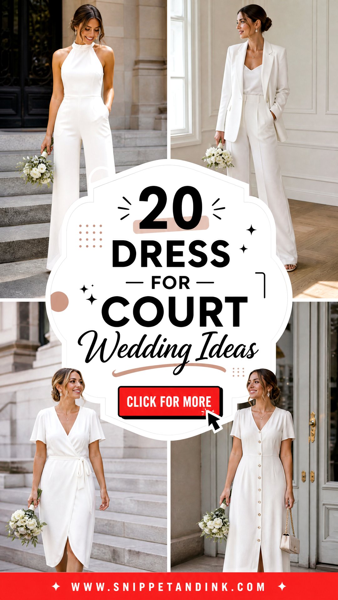 20 Dress for Court Wedding Ideas for a Chic Ceremony Look - 20 Dress for Court Wedding Ideas for a Chic Ceremony Look
