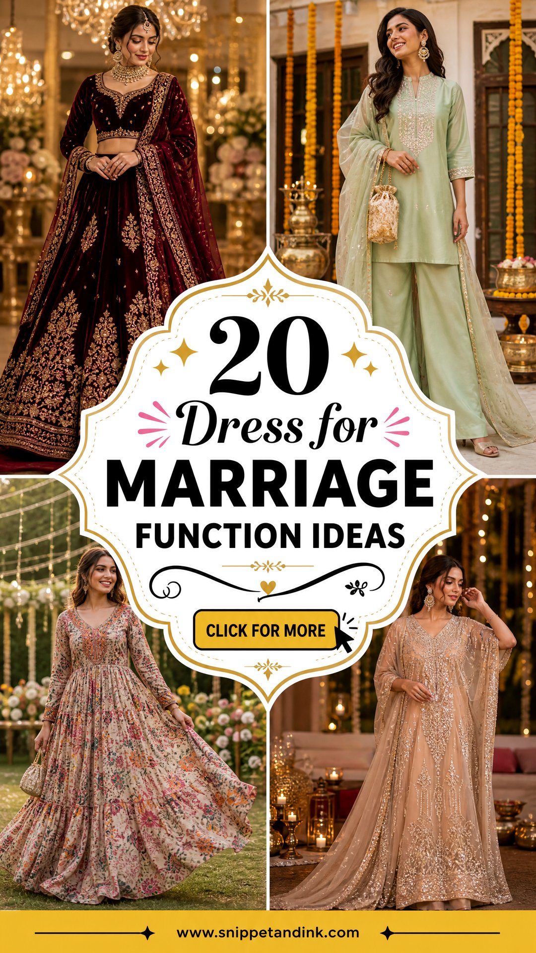 20 Dress for Marriage Function Ideas for a Stunning Look - 20 Dress for Marriage Function Ideas for a Stunning Look