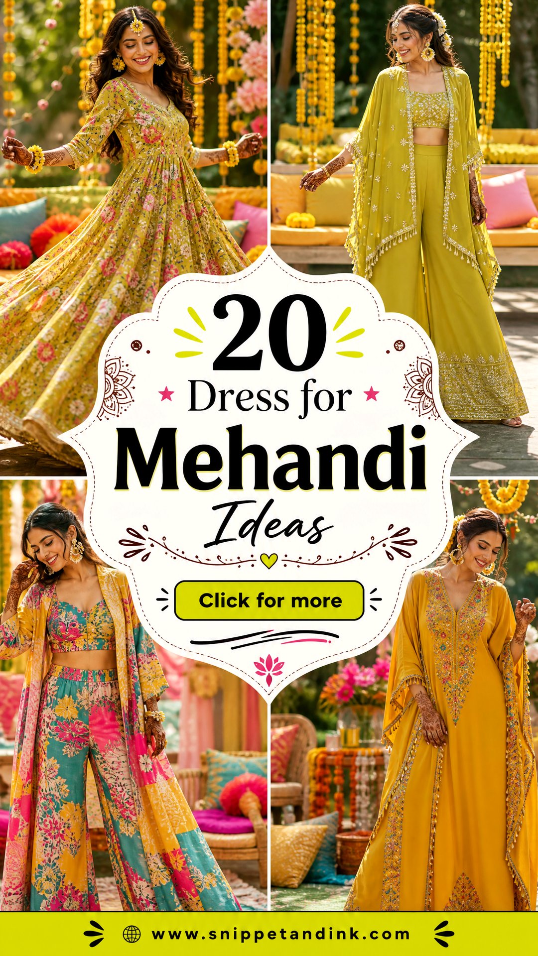 20 Dress for Mehandi Ideas for a Colorful Celebration - 20 Dress for Mehandi Ideas for a Colorful Celebration