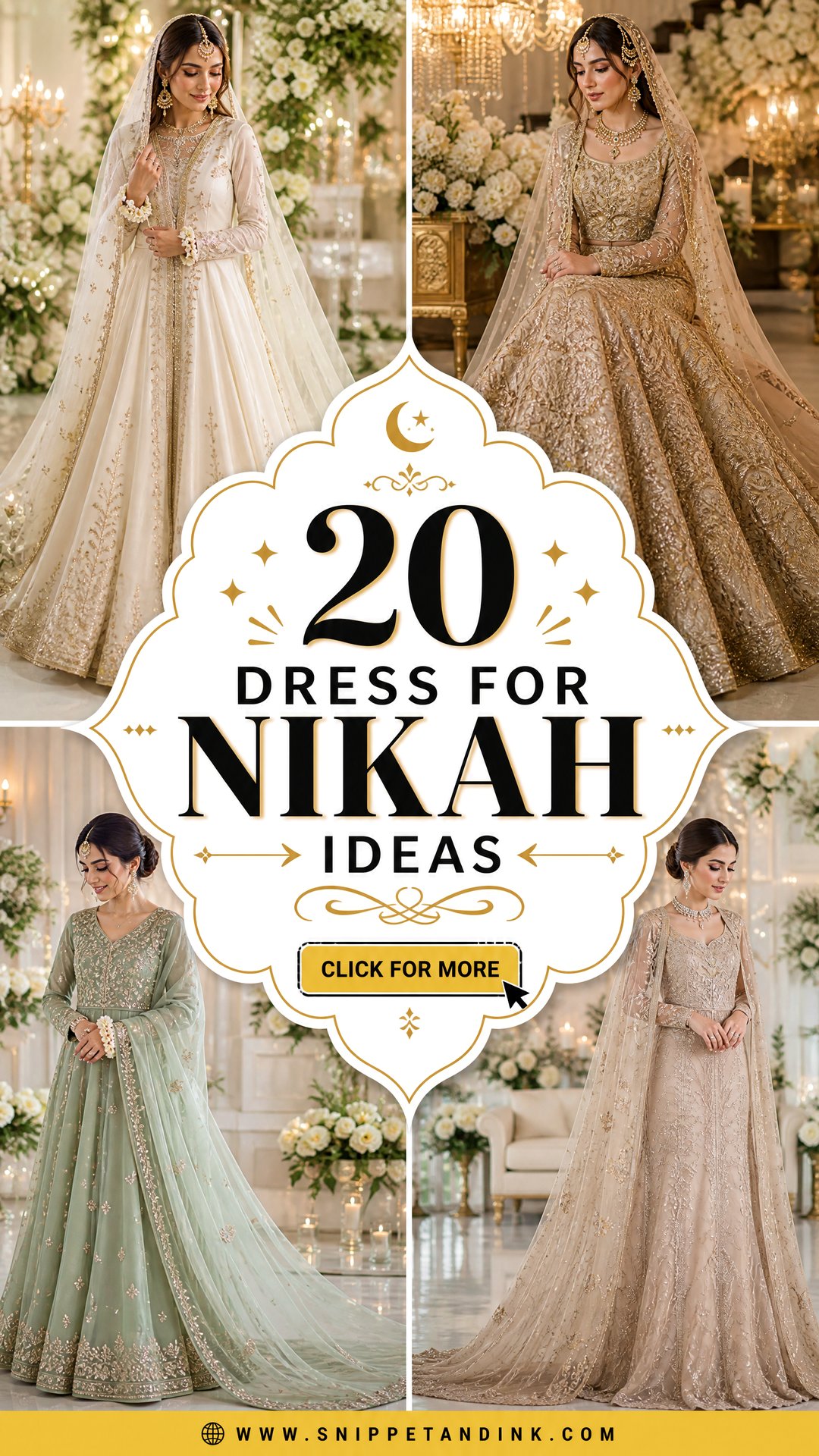 20 Dress for Nikah Ideas Elegant Looks for Modern Brides - 20 Dress for Nikah Ideas: Elegant Looks for Modern Brides