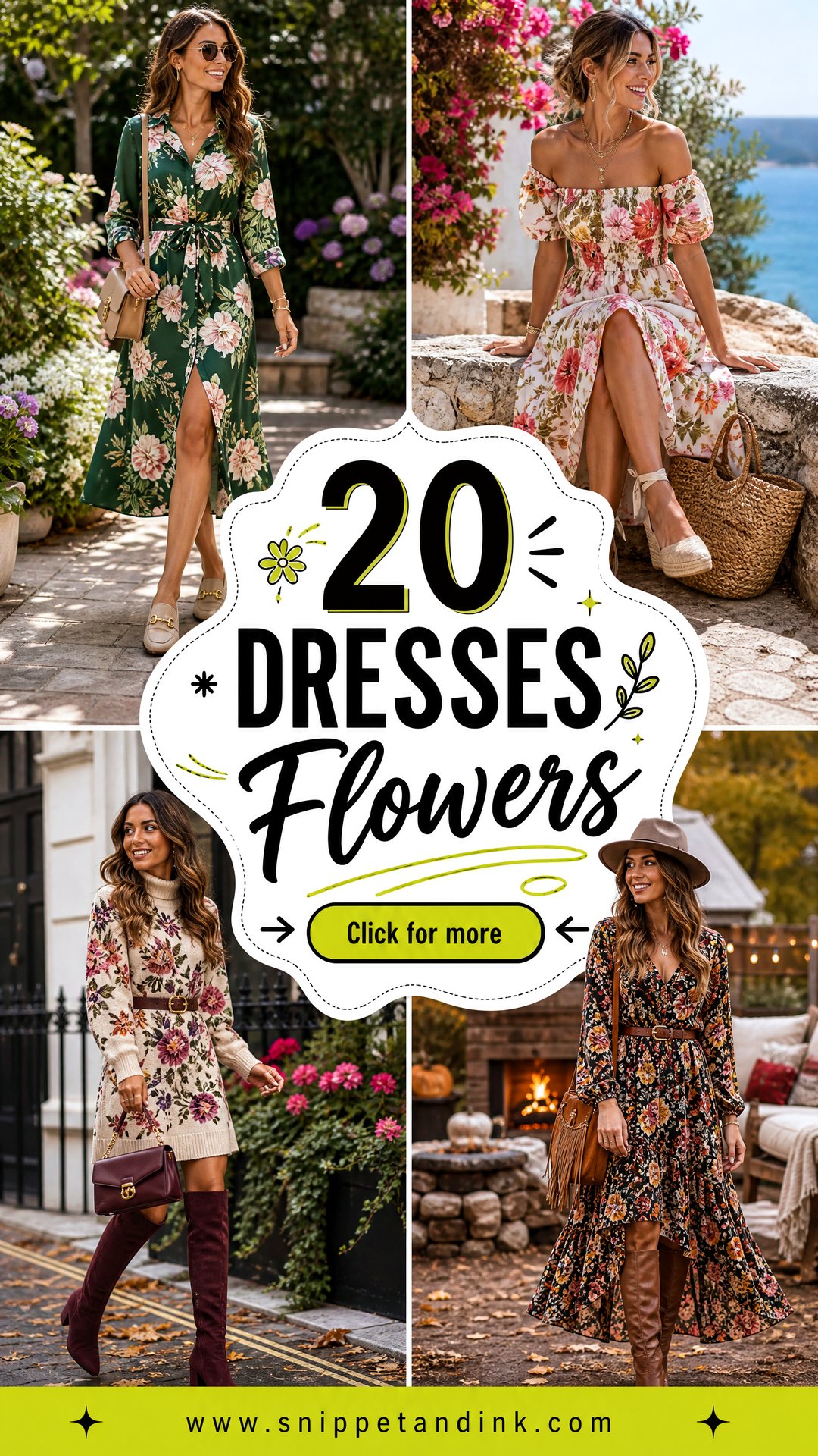20 Dresses Flowers Romantic Floral Looks for Every Event - 20 Dresses Flowers: Romantic Floral Looks for Every Event