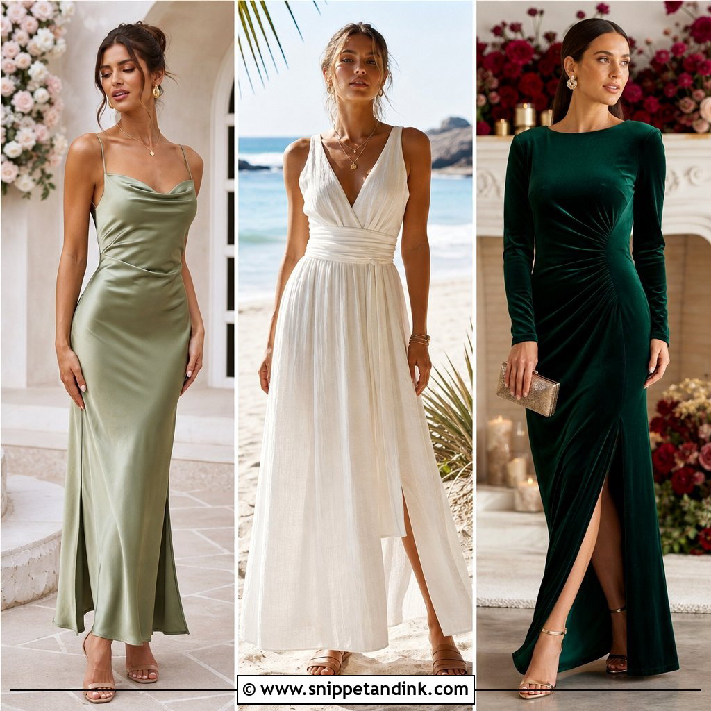 20 Dresses Ideas for Wedding Guests Who Want Effortless Style