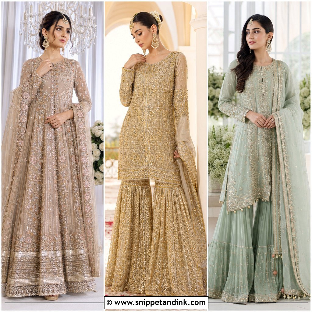 20 Dresses for Nikkah Elegant Looks for Stylish Brides