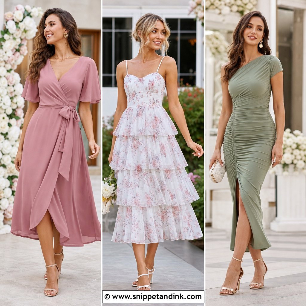 20 Dresses for Wedding Party: Chic Looks for Every Guest
