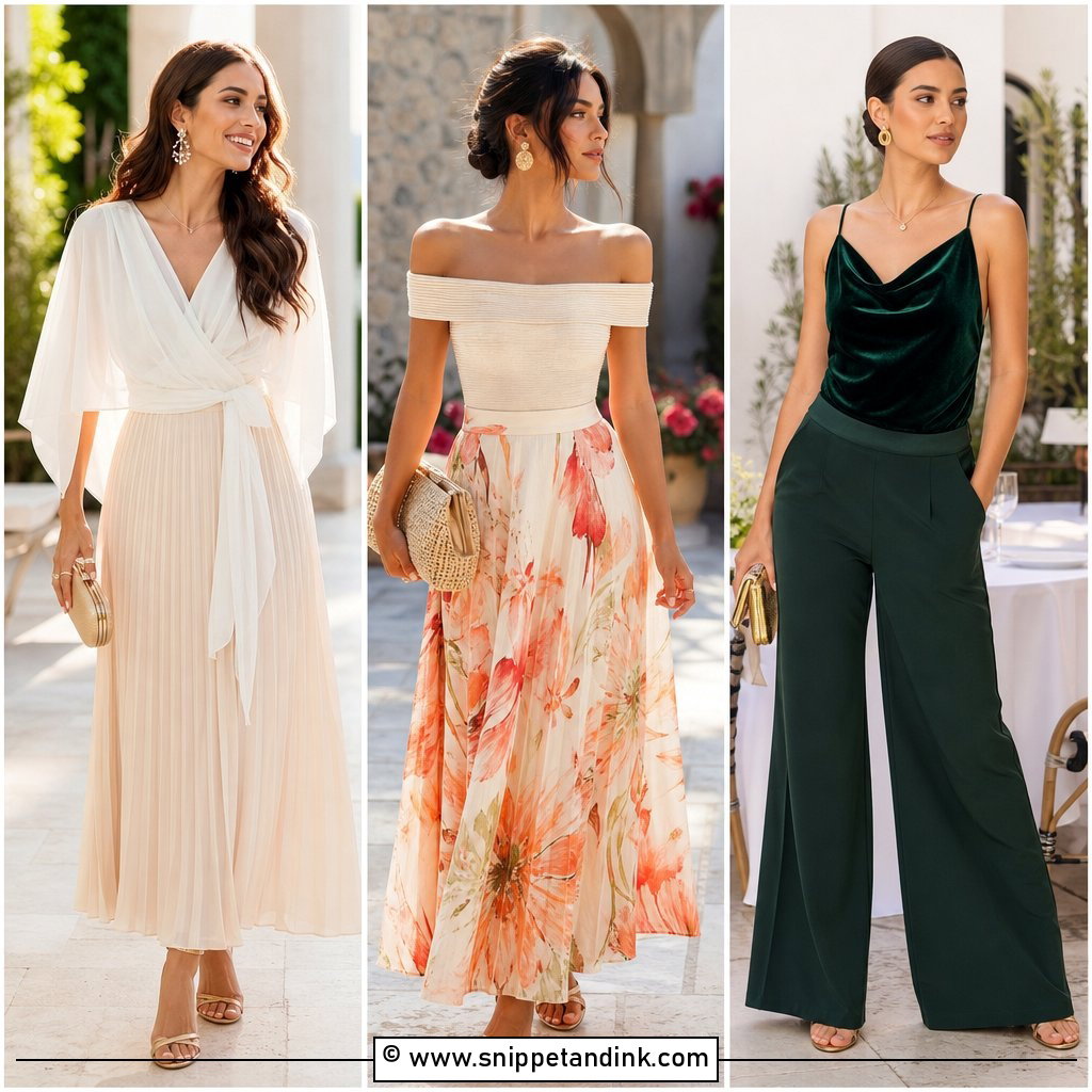 20 Dressy Tops for a Wedding Outfit Ideas Guests Love