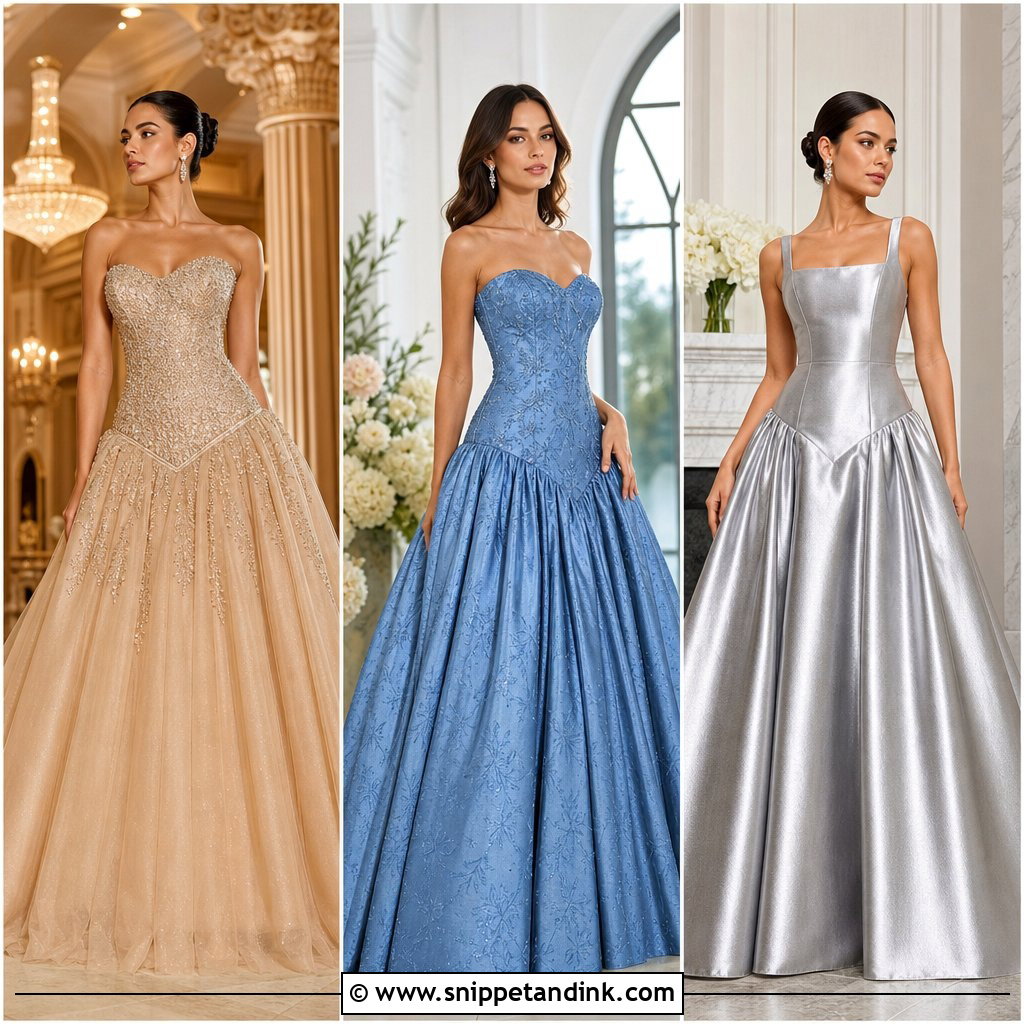 20 Drop Waist Ball Gown Ideas: Regal Looks for Modern Brides