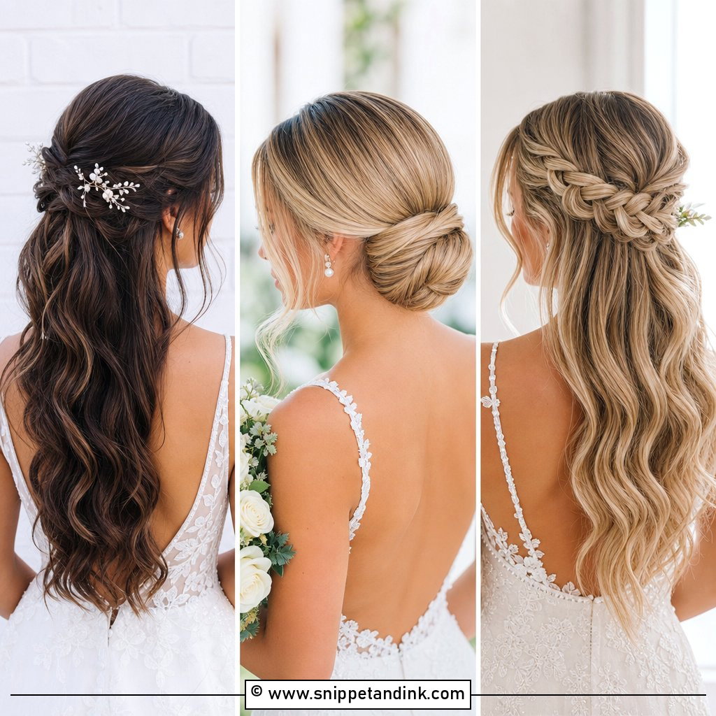 20 Easy Bridal Hair Ideas for Effortless Wedding Beauty