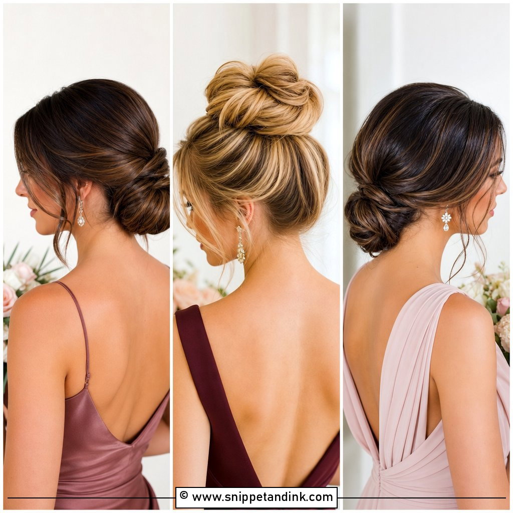 20 Easy Bridesmaid Hair Updo Ideas for a Polished Look