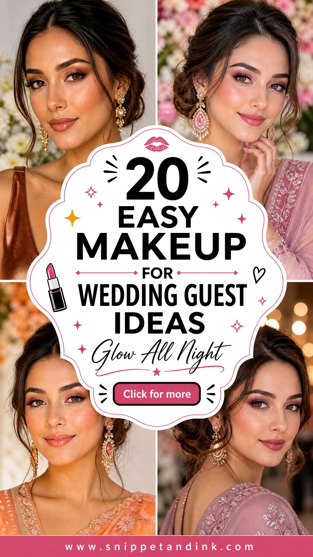 20 Easy Makeup for Wedding Guest Ideas to Glow All Night - 20 Easy Makeup for Wedding Guest Ideas to Glow All Night