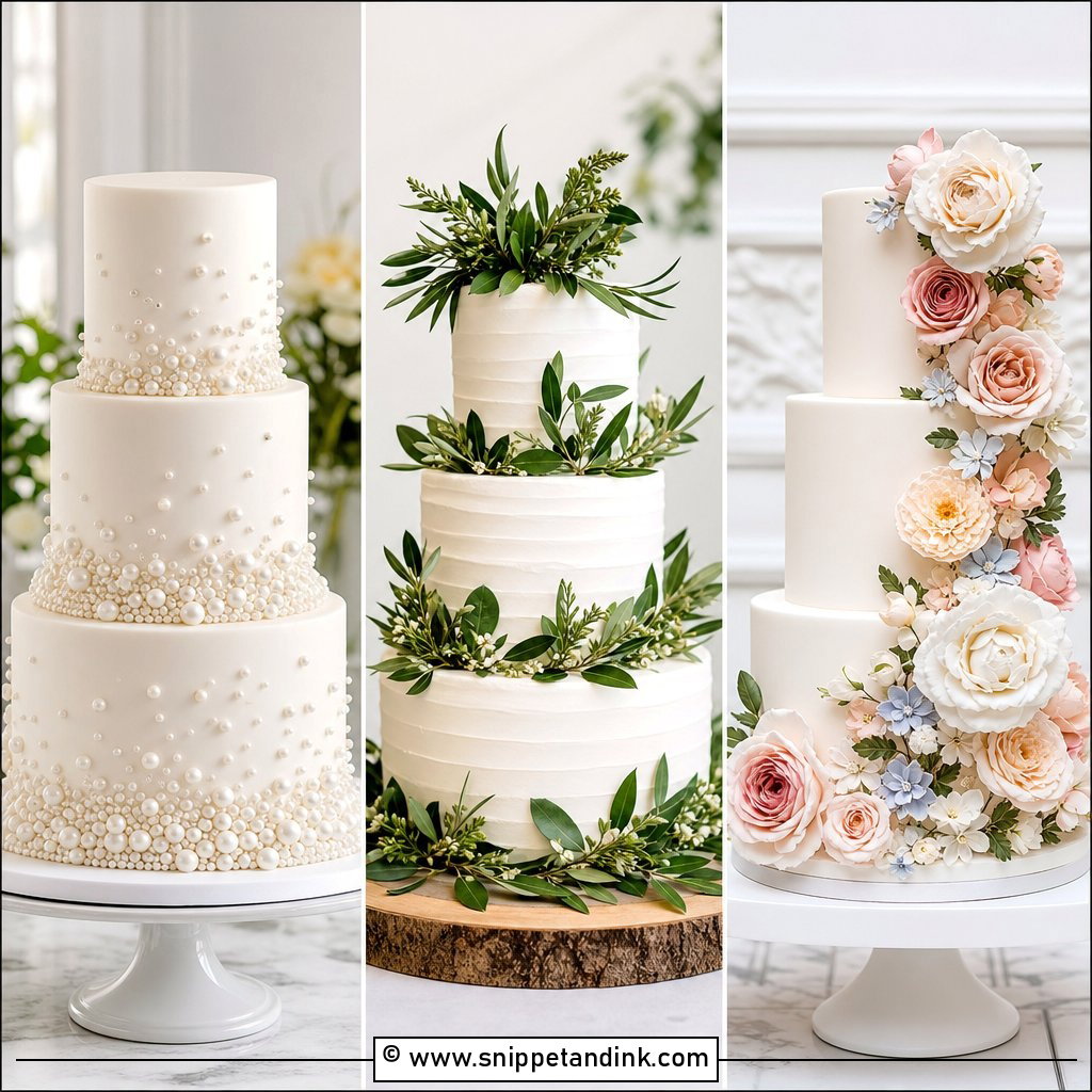 20 Easy Wedding Cake Decorating Ideas for Stunning Cakes