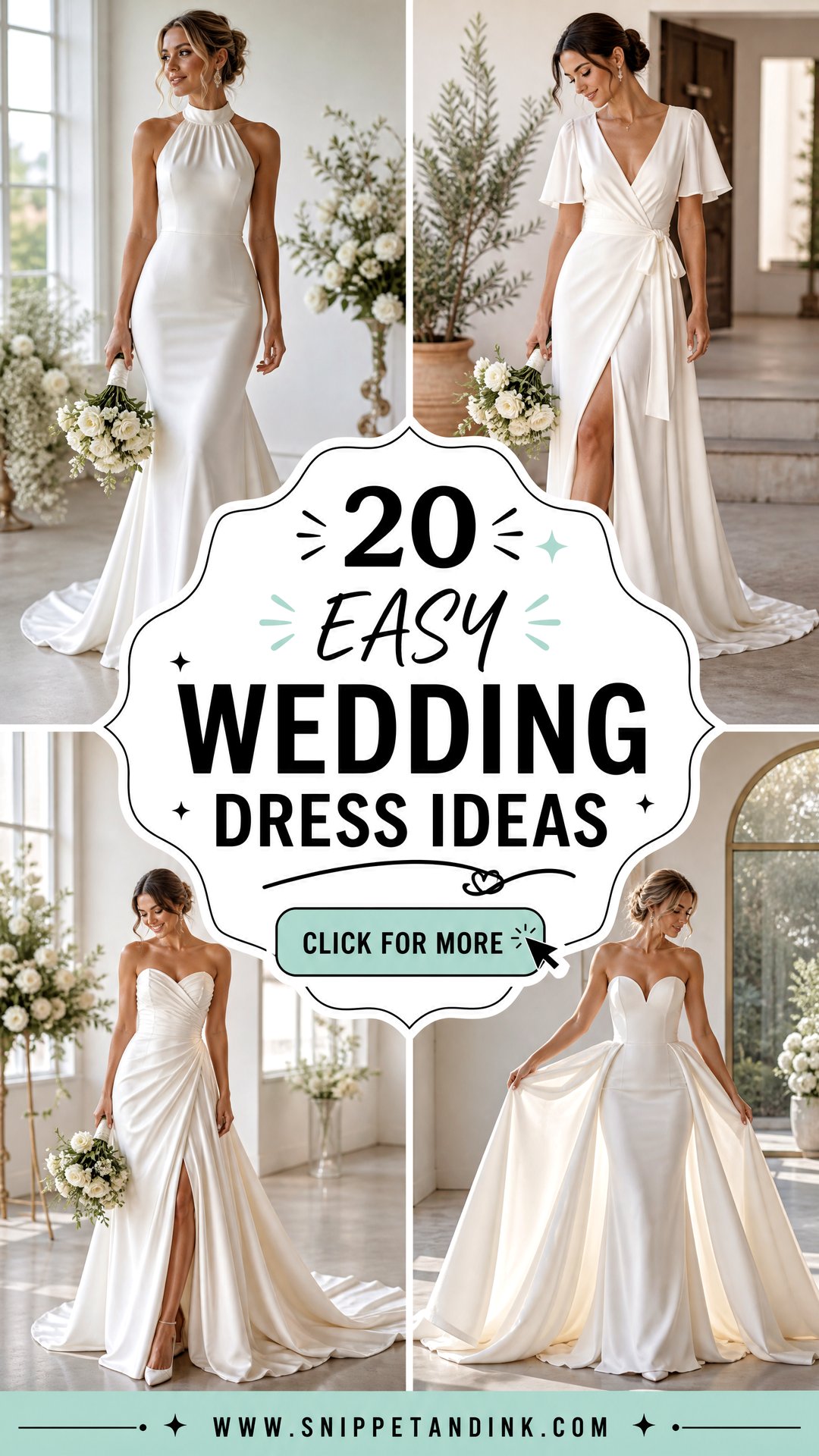 20 Easy Wedding Dress Ideas Chic Stress-Free Bridal Looks - 20 Easy Wedding Dress Ideas: Chic, Stress-Free Bridal Looks