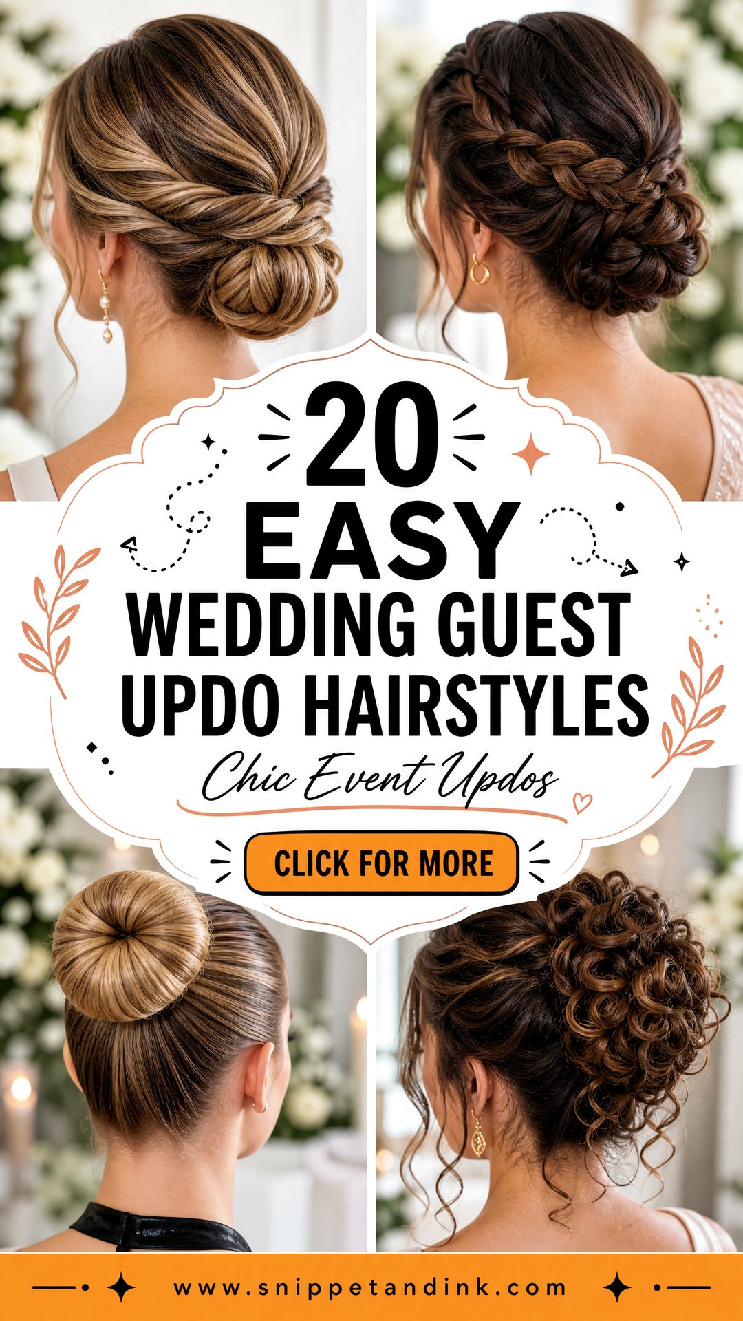 20 Easy Wedding Guest Updo Hairstyles for Chic Events - 20 Easy Wedding Guest Updo Hairstyles for Chic Events