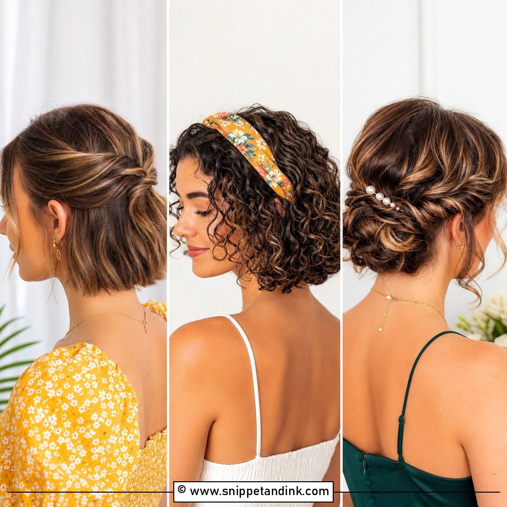 20 Easy Wedding Hairstyles for Short Hair That Wow