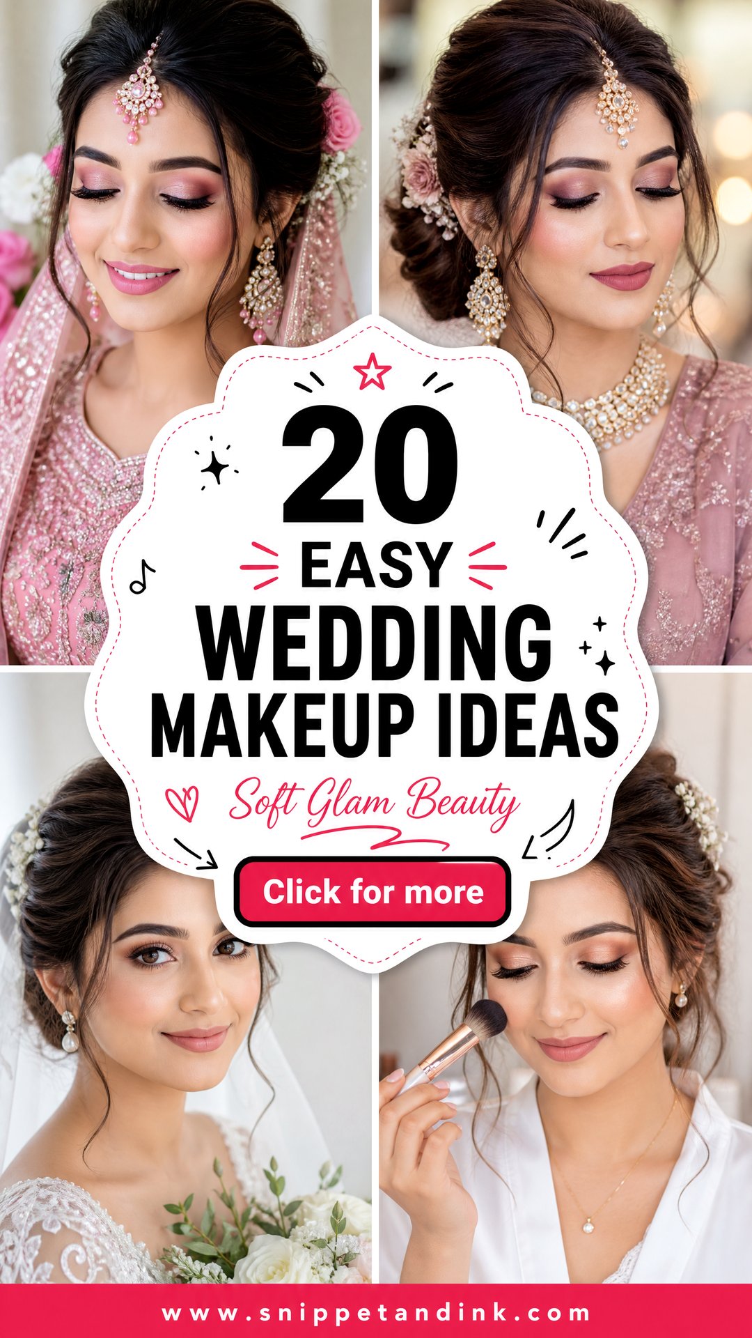 20 Easy Wedding Makeup Ideas for a Soft Glam Look - 20 Easy Wedding Makeup Ideas for a Soft Glam Look
