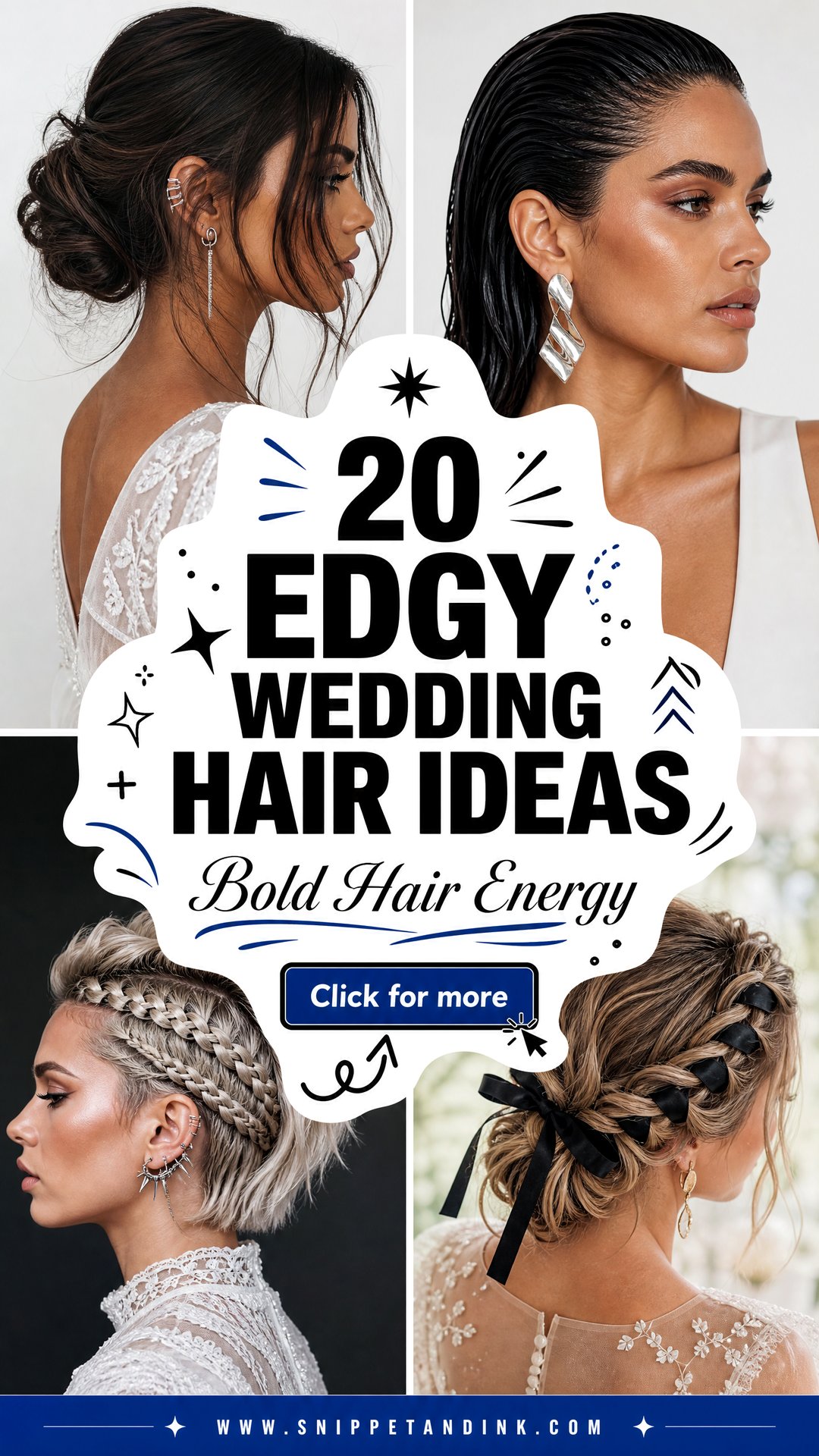 20 Edgy Wedding Hair Ideas for Bold Brides Who Dare - 20 Edgy Wedding Hair Ideas for Bold Brides Who Dare