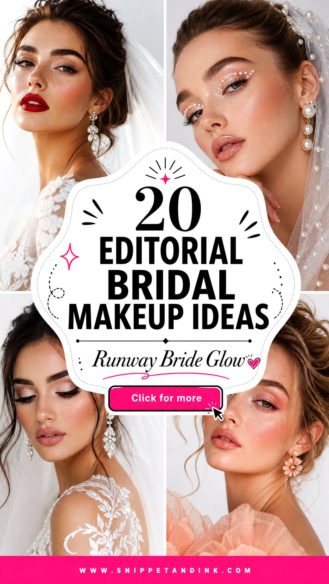 20 Editorial Bridal Makeup Ideas for Fashion-Forward Brides - 20 Editorial Bridal Makeup Ideas for Fashion-Forward Brides