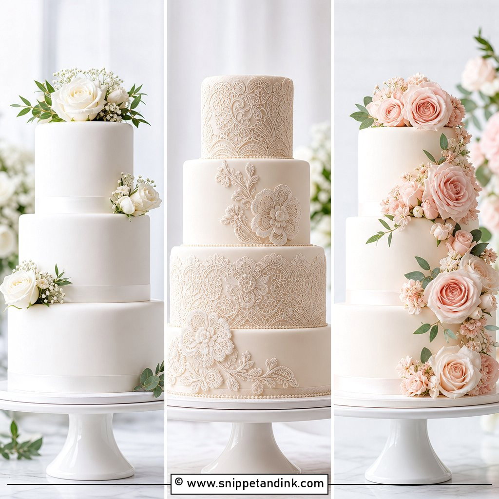 20 Elegant 3 Tier Wedding Cake Ideas for Luxe Receptions
