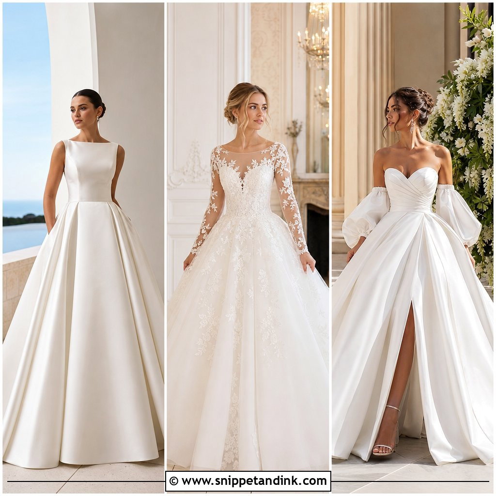 20 Elegant Ball Gown Wedding Dress Ideas for a Regal Bridal Look