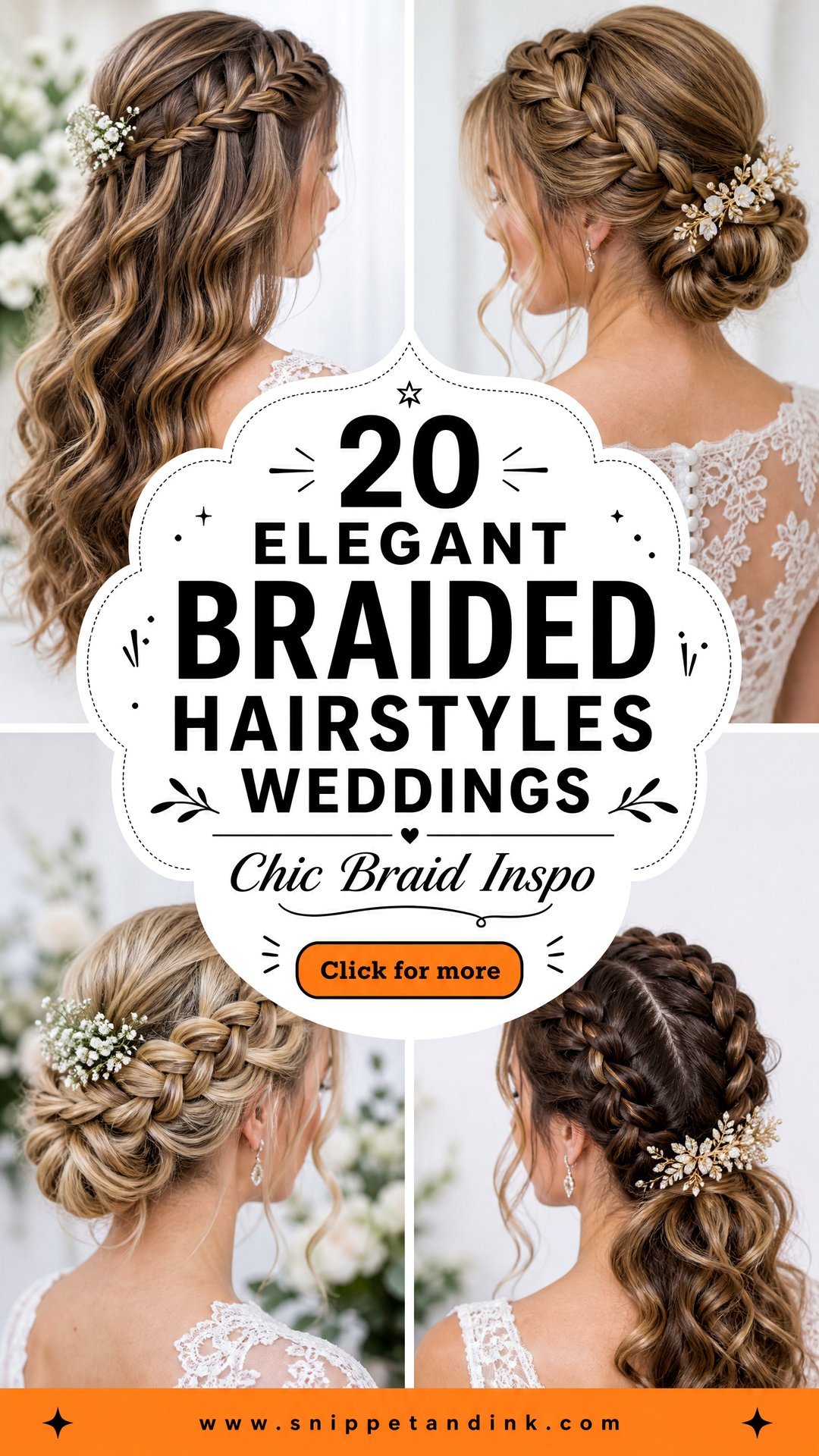 20 Elegant Braided Hairstyles Weddings for Chic Brides - 20 Elegant Braided Hairstyles Weddings for Chic Brides