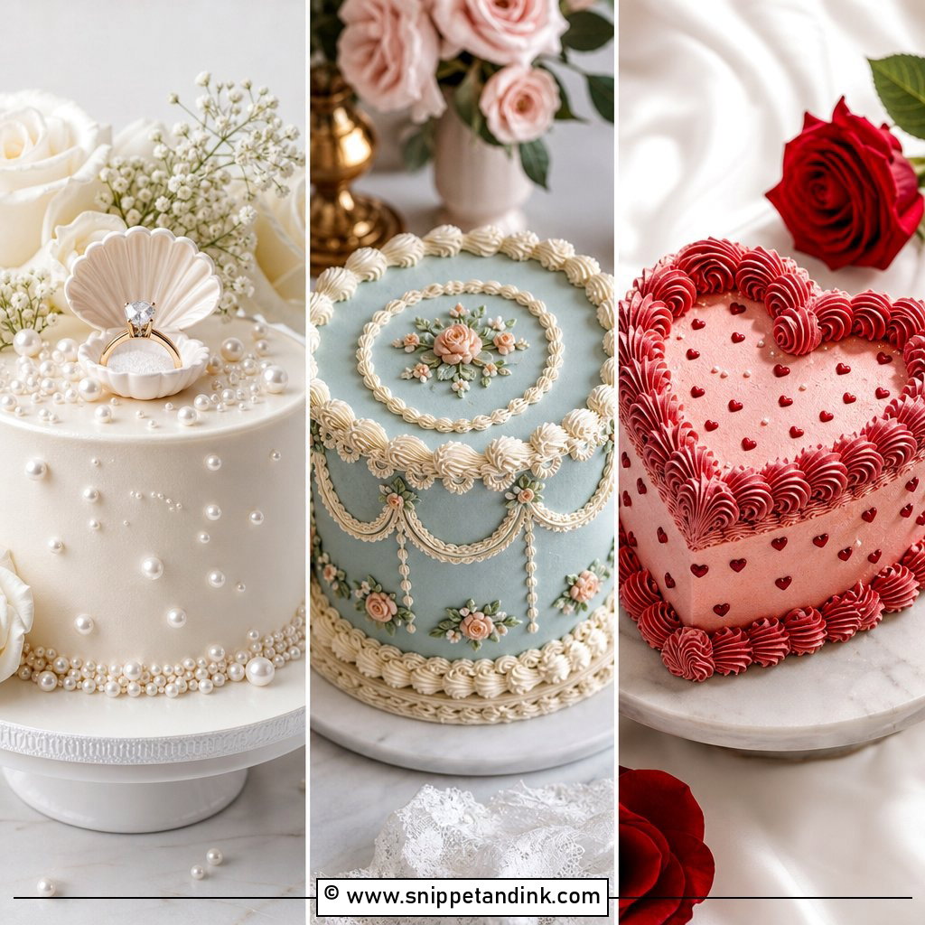 20 Elegant Engagement Cake Ideas for Stylish Couples