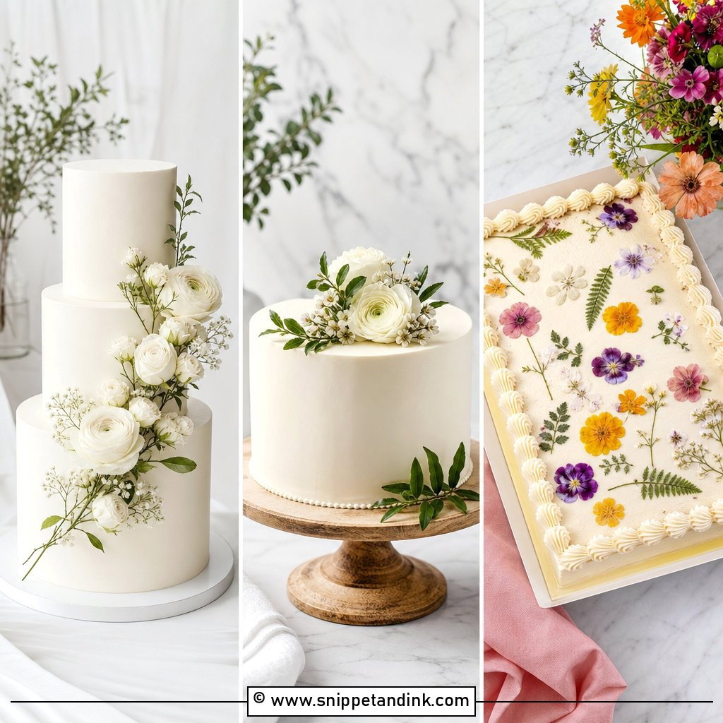 20 Elegant Modern Wedding Cake Ideas for Chic Brides