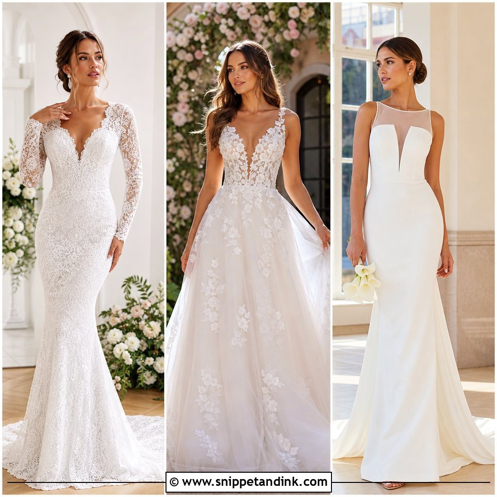 20 Elegant Romantic Wedding Dresses for Dreamy, Timeless Brides