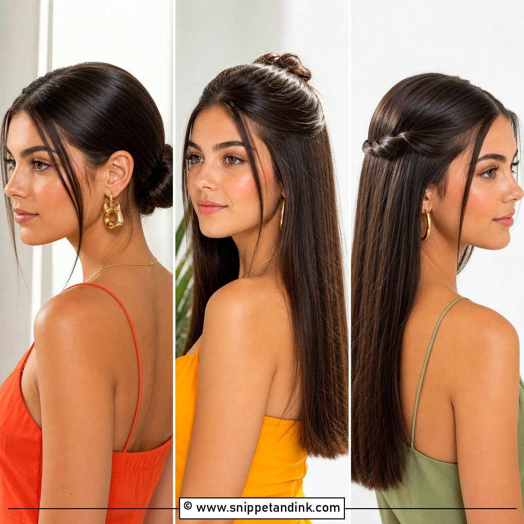 20 Elegant Straight Wedding Hairstyles Sleek Bridal Looks