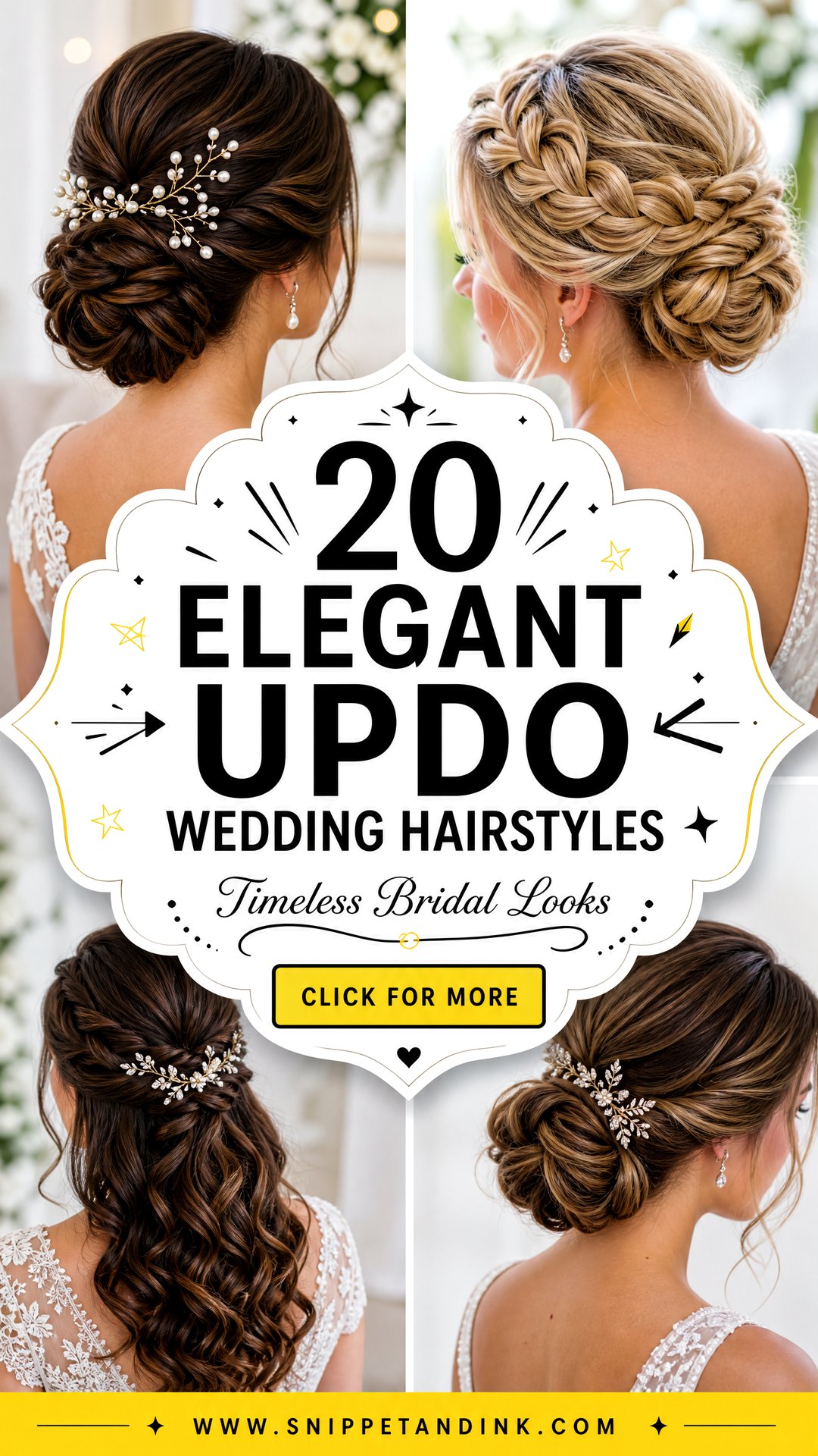 20 Elegant Updo Wedding Hairstyles Timeless Bridal Looks - 20 Elegant Updo Wedding Hairstyles: Timeless Bridal Looks