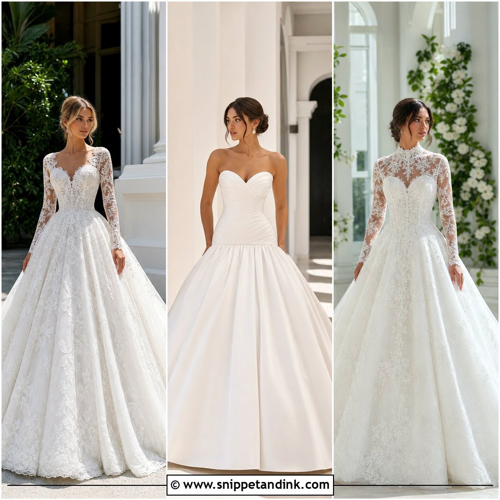 20 Elegant Wedding Dress Ballgown Ideas for Grand Celebrations
