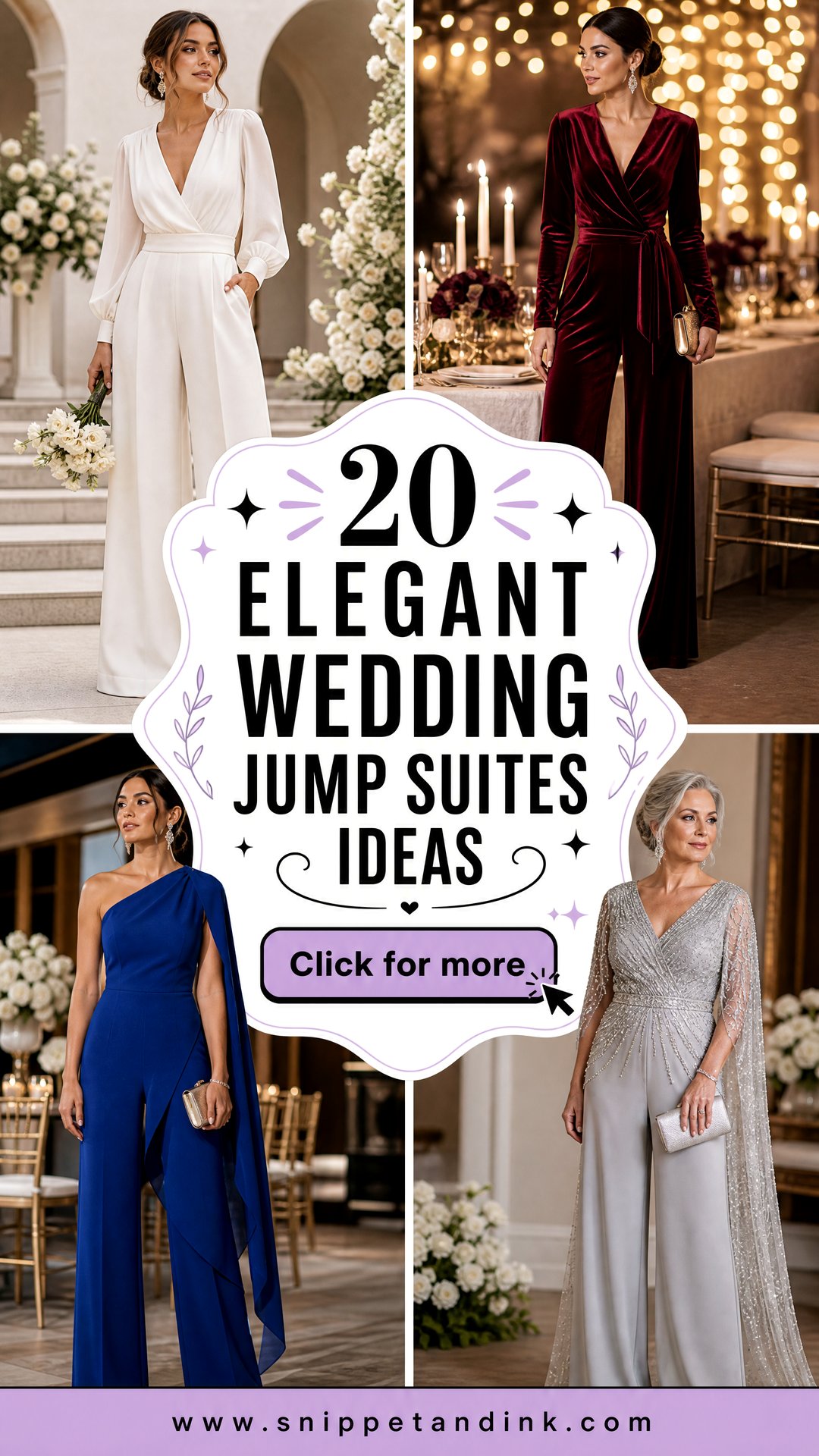 20 Elegant Wedding Jump Suites Ideas for Chic Modern Brides - 20 Elegant Wedding Jump Suites Ideas for Chic Modern Brides
