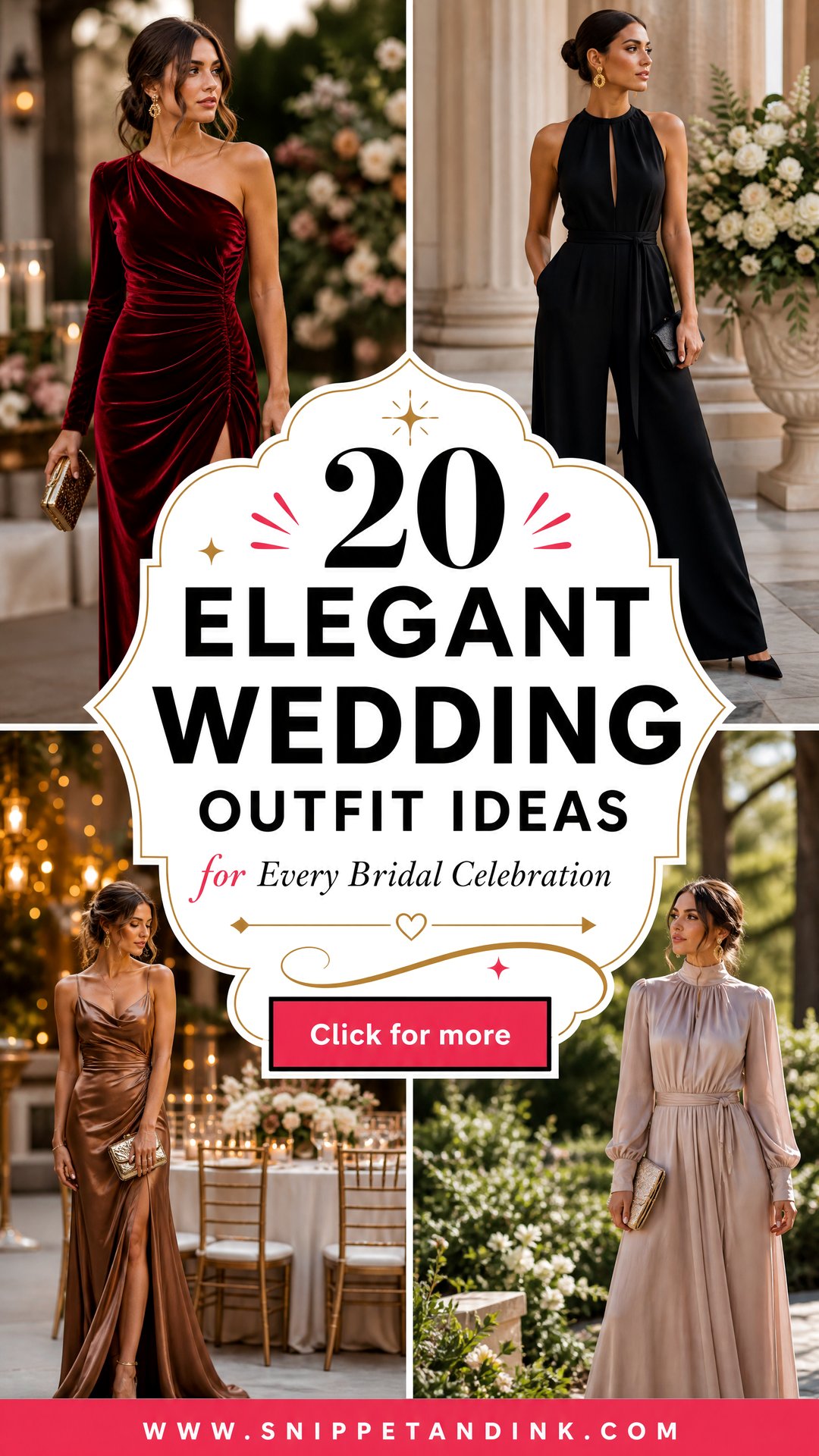 20 Elegant Wedding Outfit Ideas for Every Bridal Celebration - 20 Elegant Wedding Outfit Ideas for Every Bridal Celebration