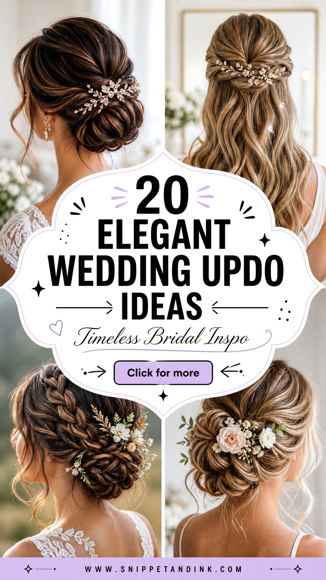 20 Elegant Wedding Updo Ideas Timeless Bridal Inspiration - 20 Elegant Wedding Updo Ideas: Timeless Bridal Inspiration
