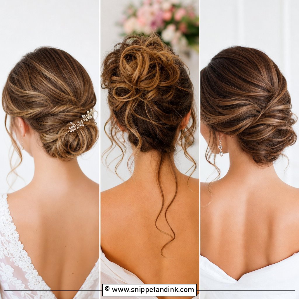20 Elegant Wedding Updos for Long Hair Polished Bridal Looks