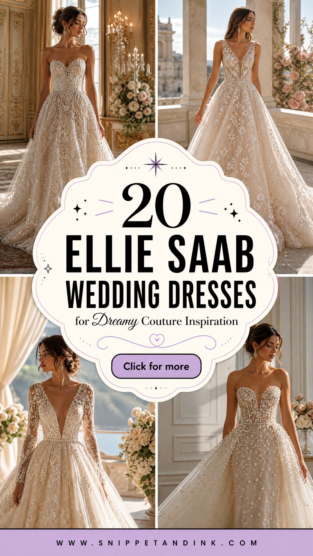 20 Ellie Saab Wedding Dresses for Dreamy Couture Inspiration - 20 Ellie Saab Wedding Dresses for Dreamy Couture Inspiration