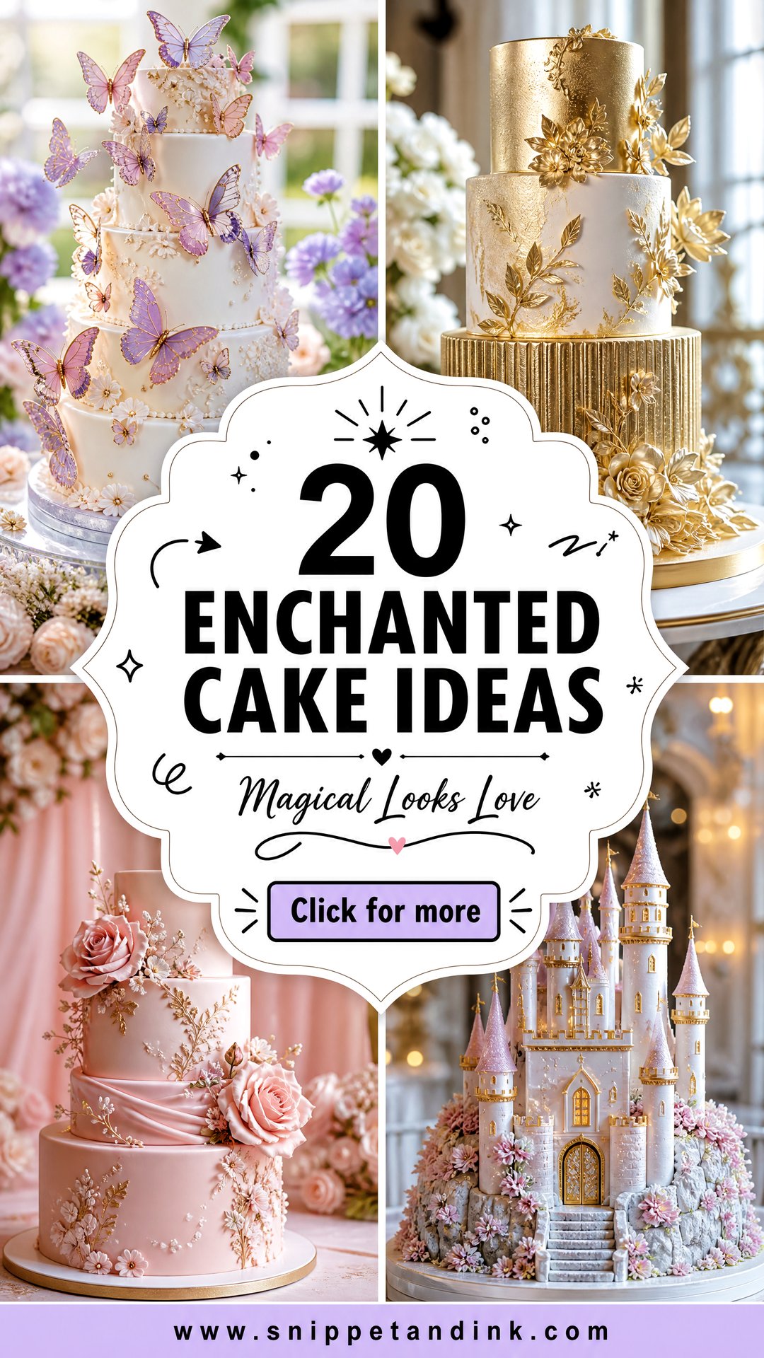 20 Enchanted Cake Ideas for Wedding Magical Looks Youll Love - 20 Enchanted Cake Ideas for Wedding: Magical Looks You’ll Love