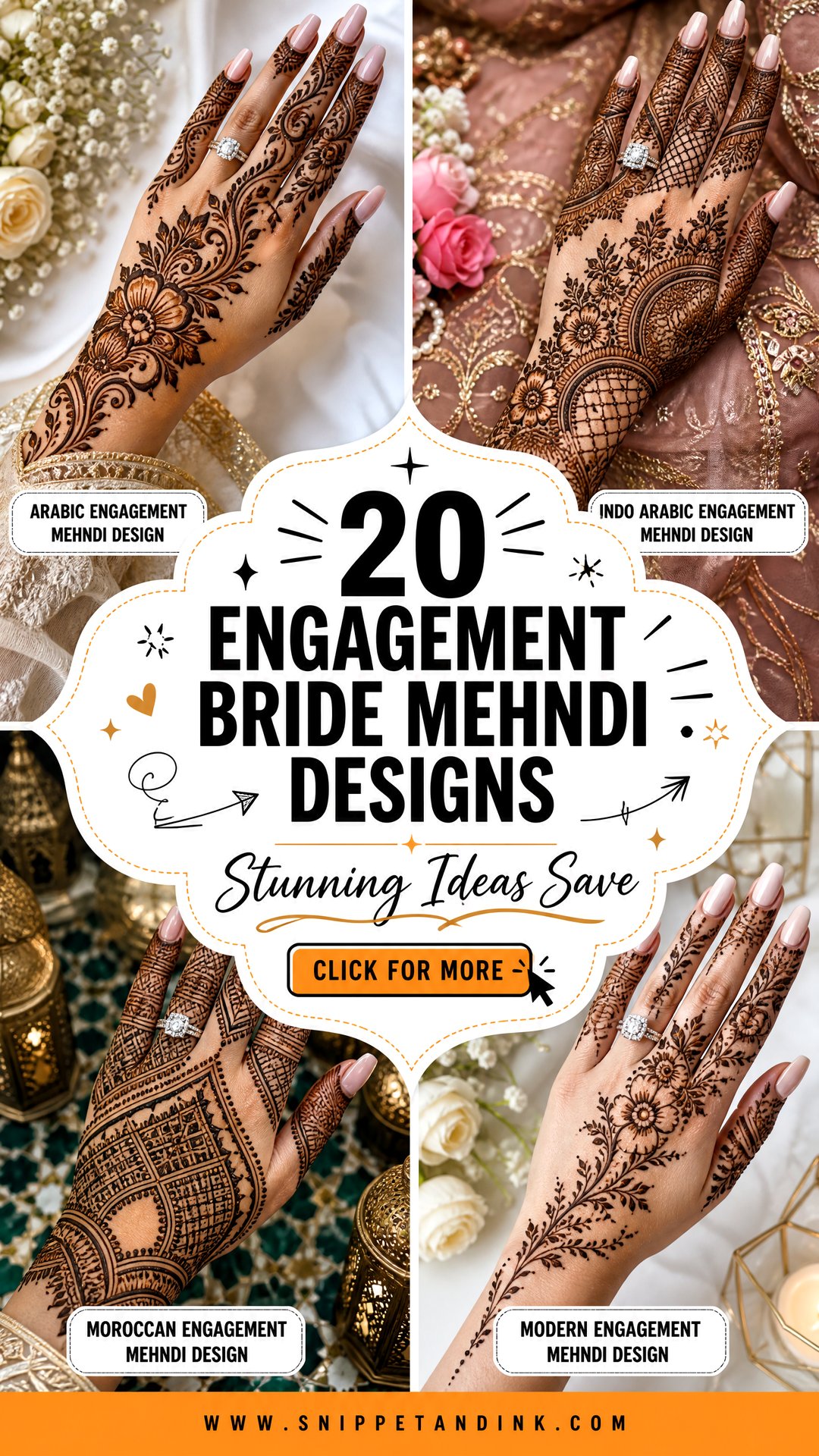 20 Engagement Bride Mehndi Designs Stunning Ideas to Save - 20 Engagement Bride Mehndi Designs: Stunning Ideas to Save