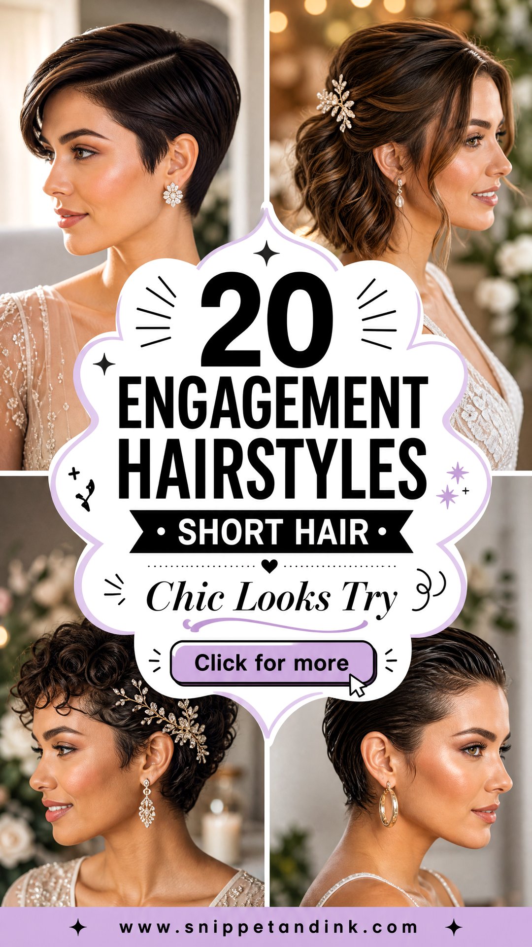 20 Engagement Hairstyles Short Hair Chic Looks to Try - 20 Engagement Hairstyles Short Hair: Chic Looks to Try