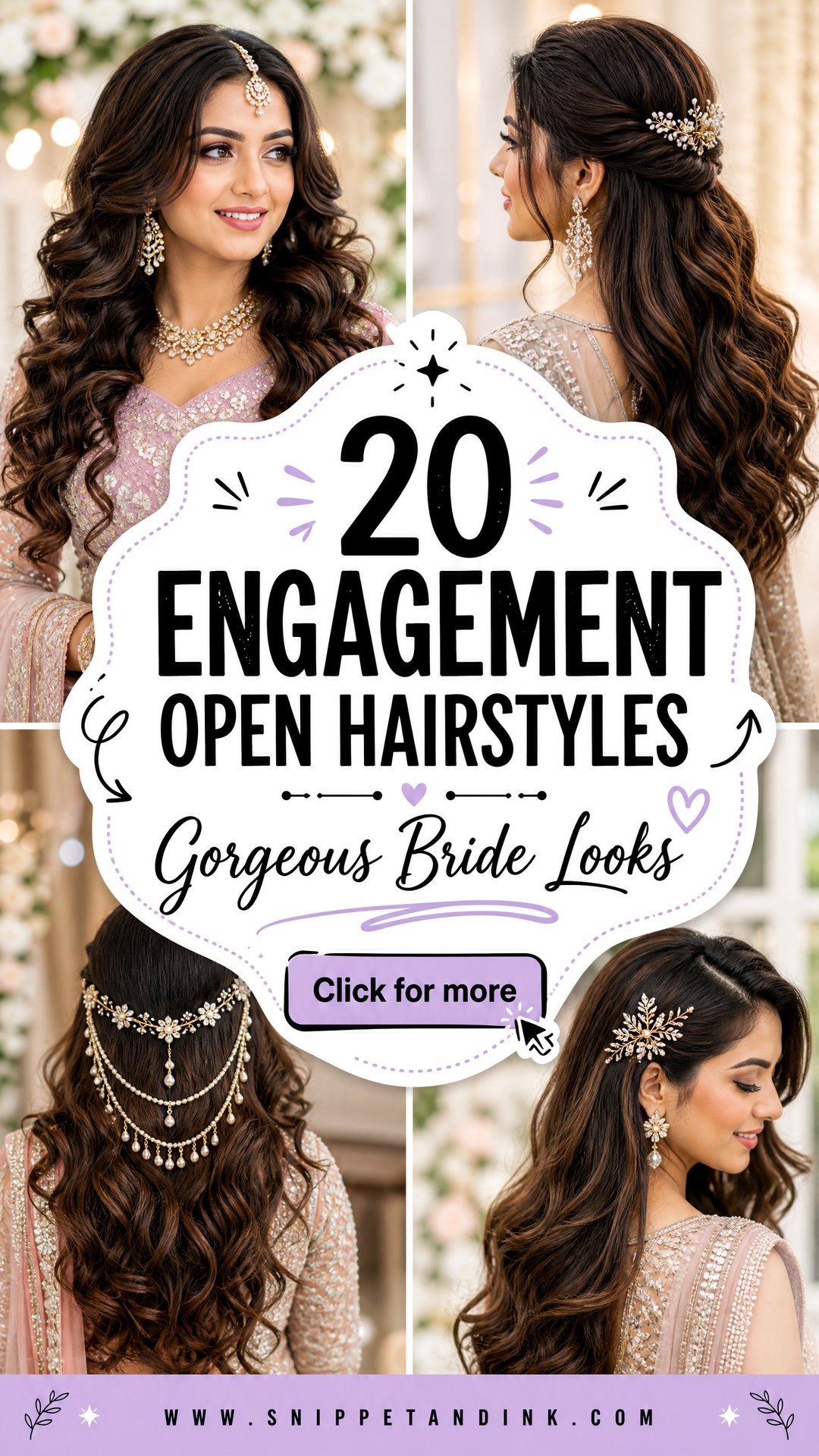 20 Engagement Open Hairstyles Gorgeous Looks for Brides - 20 Engagement Open Hairstyles: Gorgeous Looks for Brides