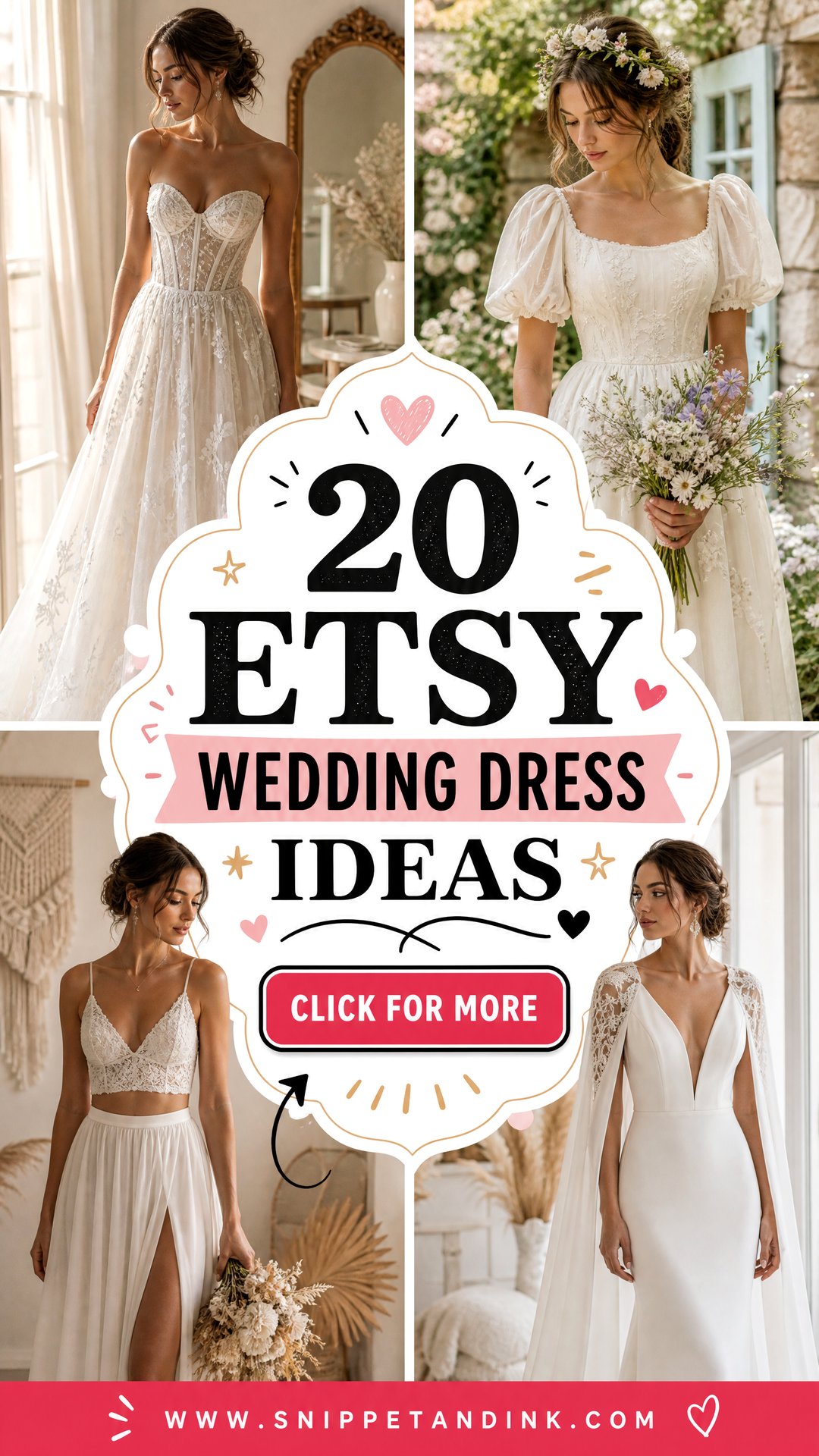 20 Etsy Wedding Dress Ideas for Unique Budget-Savvy Brides - 20 Etsy Wedding Dress Ideas for Unique, Budget-Savvy Brides