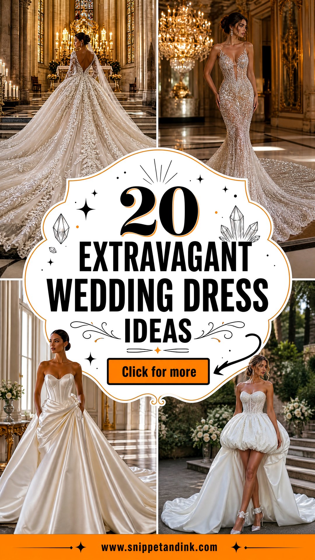 20 Extravagant Wedding Dress Ideas for Unforgettable Luxury - 20 Extravagant Wedding Dress Ideas for Unforgettable Luxury