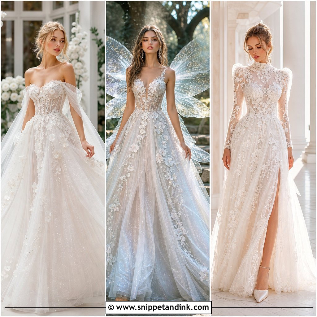 20 Fairy Wedding Gown Ideas: Dreamy Styles for Modern Brides