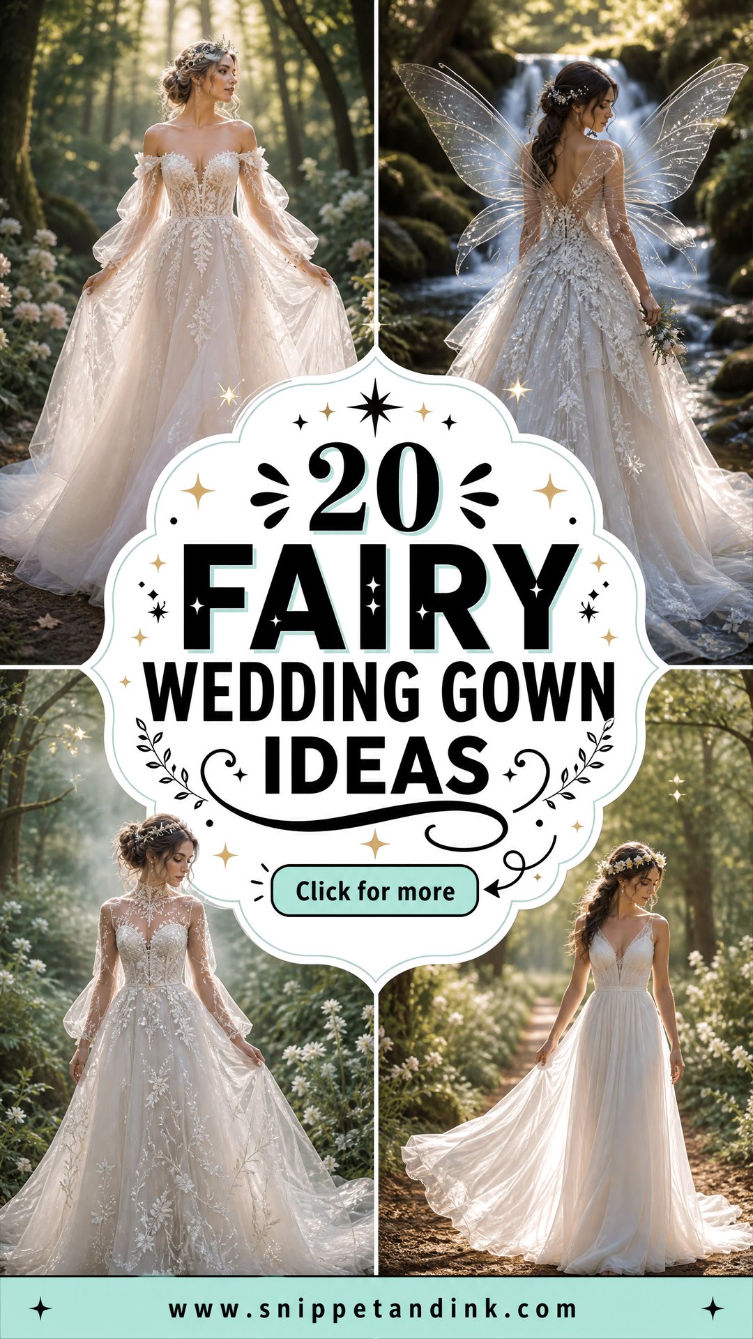 20 Fairy Wedding Gown Ideas Dreamy Styles for Modern Brides - 20 Fairy Wedding Gown Ideas: Dreamy Styles for Modern Brides