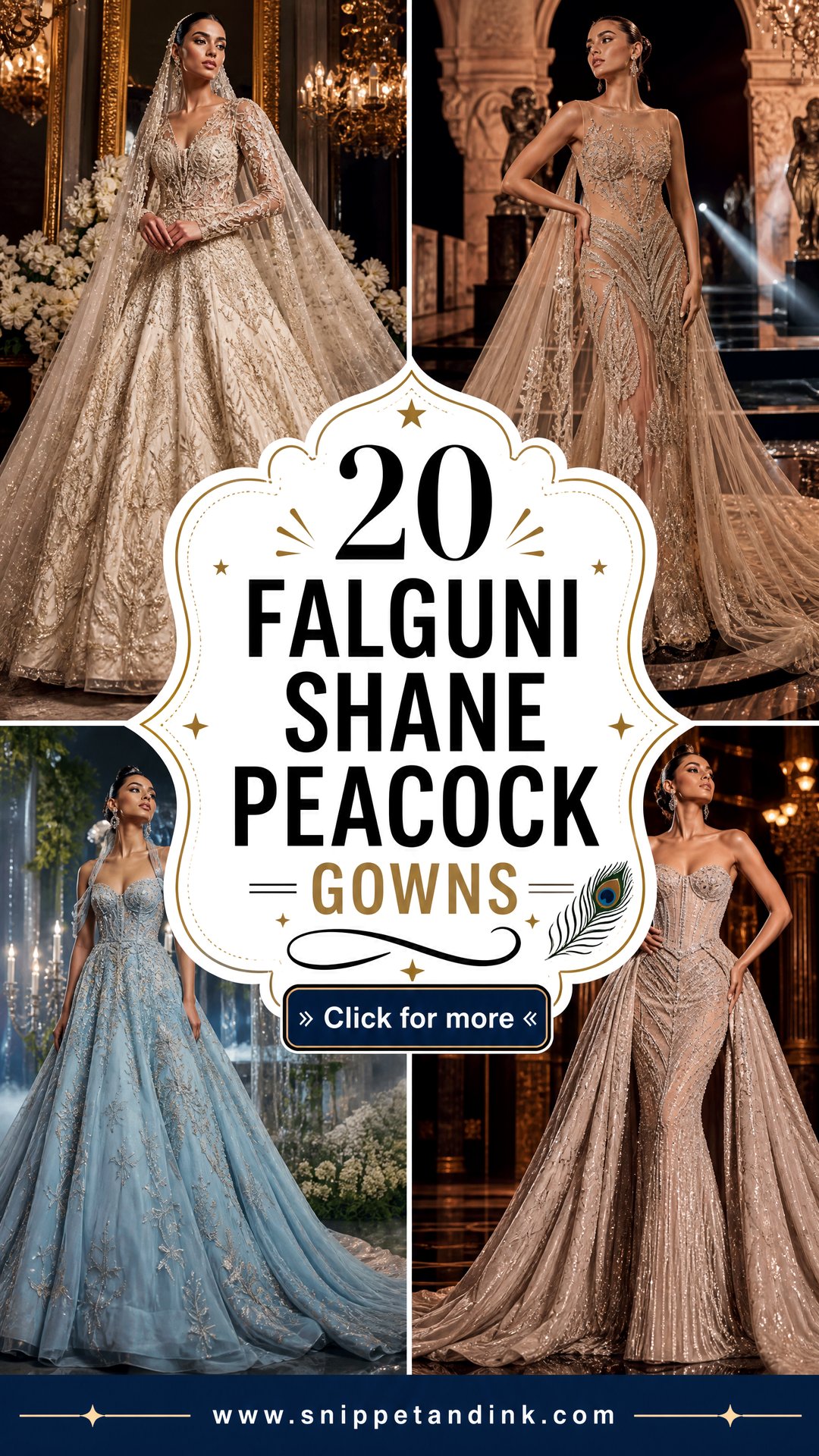 20 Falguni Shane Peacock Gowns Showstopping Styles for Brides - 20 Falguni Shane Peacock Gowns: Showstopping Styles for Brides